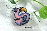 bird design embroidery patch;hotfix embroidery patch;embroidery patch hot fix for hats