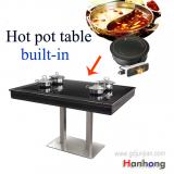 custom size marble stone hot pot table